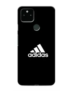 Чехол для Google Pixel 5 с картинкой «Черная классика Adidas»