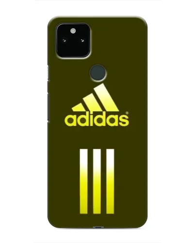 Чехол для Google Pixel 5 с картинкой «Оливковый градиент Adidas»