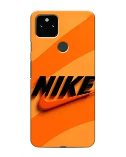 Чохол для Google Pixel 5 з картинкою «Помаранчевий драйв Nike»