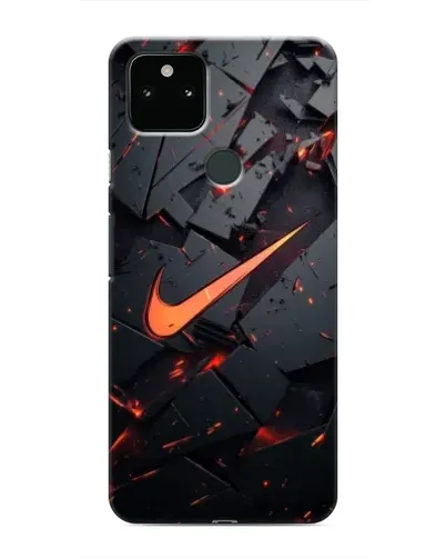 Чохол для Google Pixel 5 з картинкою «Nike — ефект розломів»
