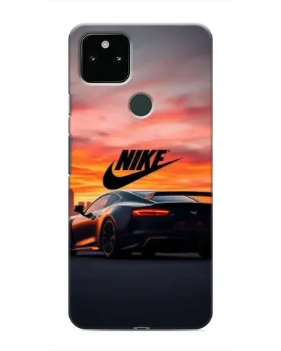 Чохол для Google Pixel 5 з картинкою «Nike та суперкар»