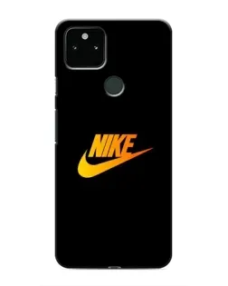 Чохол для Google Pixel 5 з картинкою «Золотий логотип Nike»