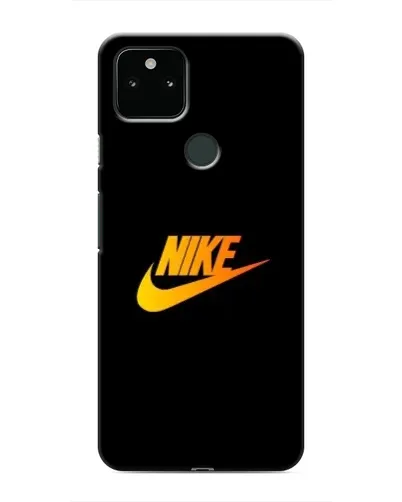 Чохол для Google Pixel 5 з картинкою «Золотий логотип Nike»