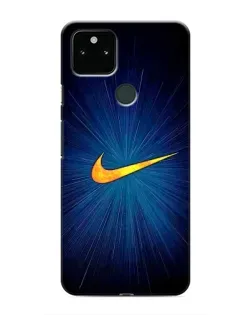 Чохол для Google Pixel 5 з картинкою «Синій пульс Nike»