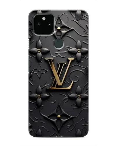 Чехол для Google Pixel 5 с картинкой «Кожаная текстура LV»