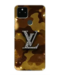 Чехол для Google Pixel 5 с картинкой «Камуфляжный Louis Vuitton»
