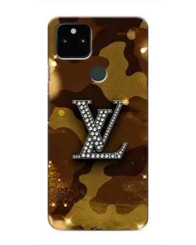 Чехол для Google Pixel 5 с картинкой «Камуфляжный Louis Vuitton»