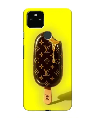 Чехол для Google Pixel 5 с картинкой «Мороженое от LV»