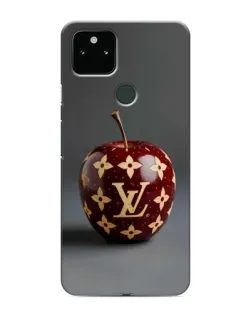 Чехол для Google Pixel 5 с картинкой «Красное яблоко LV»