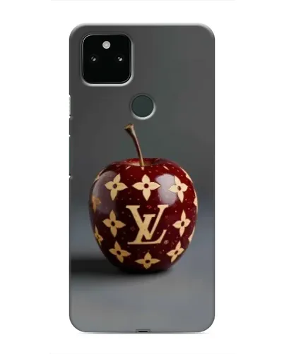 Чехол для Google Pixel 5 с картинкой «Красное яблоко LV»