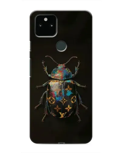 Чехол для Google Pixel 5 с картинкой «LV — мраморный принт»