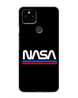 Чехол для Google Pixel 5 с картинкой «NASA — классика Red Blue»
