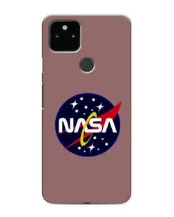 Чехол для Google Pixel 5 с картинкой «NASA — ретро космос»