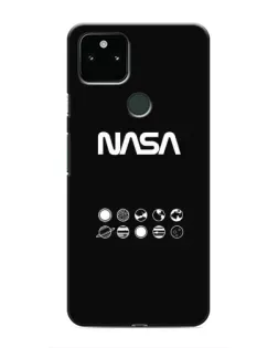 Чехол для Google Pixel 5 с картинкой «NASA — технический принт»