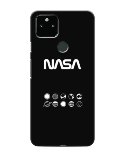Чехол для Google Pixel 5 с картинкой «NASA — технический принт»