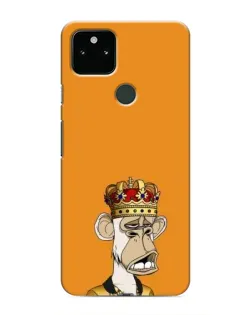 Чехол для Google Pixel 5 с картинкой «Золотая обезьяна Bored Ape»