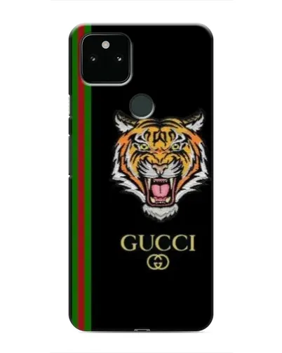 Чехол для Google Pixel 5 с картинкой «Тигр Gucci»