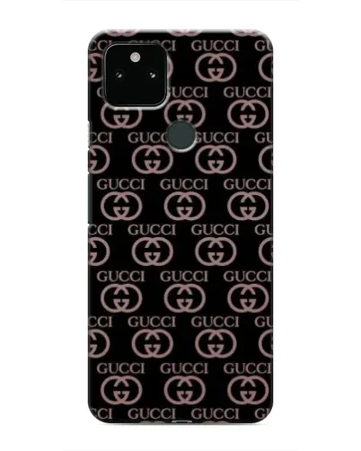 Чехол для Google Pixel 5 с картинкой «Классическая монограмма Gucci»