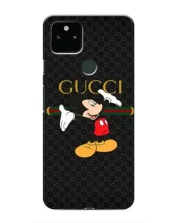 Чехол для Google Pixel 5 с картинкой «Микки Маус Gucci»