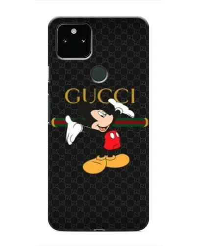 Чехол для Google Pixel 5 с картинкой «Микки Маус Gucci»