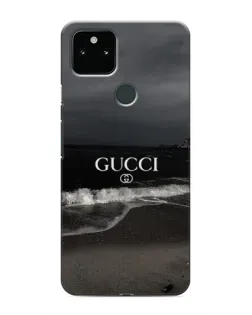 Чехол для Google Pixel 5 с картинкой «Gucci — морской прибой»