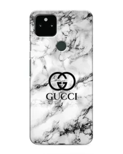 Чехол для Google Pixel 5 с картинкой «Gucci — мраморный шик»