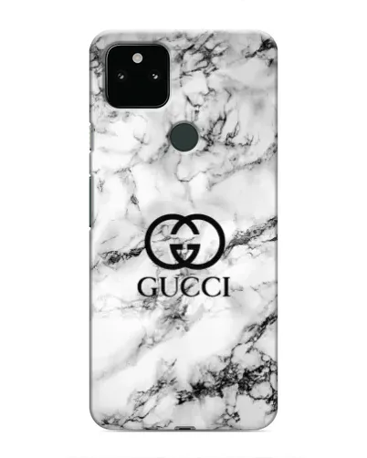 Чехол для Google Pixel 5 с картинкой «Gucci — мраморный шик»