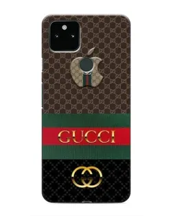 Чехол для Google Pixel 5 с картинкой «Gucci — брендированный десерт»