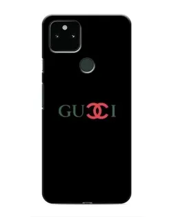 Чехол для Google Pixel 5 с картинкой «Gucci — красный градиент»