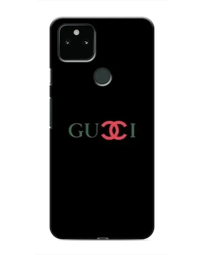Чехол для Google Pixel 5 с картинкой «Gucci — красный градиент»