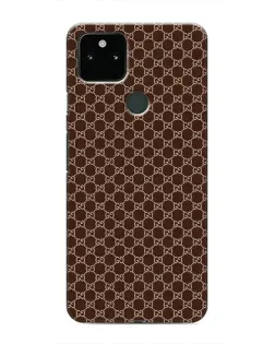 Чохол для Google Pixel 5 з картинкою «Gucci — шоколадна сітка»