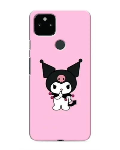 Чехол для Google Pixel 5 с картинкой «Kuromi — розовая нежность»
