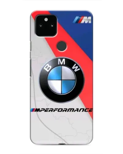 Чехол для Google Pixel 5 с картинкой «BMW Performance стиль»