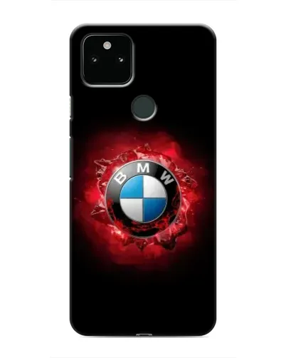 Чехол для Google Pixel 5 с картинкой «Логотип BMW — вспышка»
