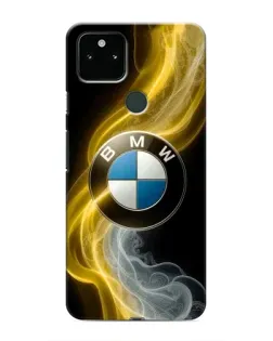 Чохол для Google Pixel 5 з картинкою «Золотистий дим BMW»