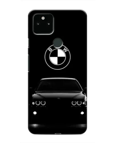 Чехол для Google Pixel 5 с картинкой «BMW — взгляд из темноты»