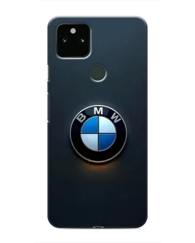 Чехол для Google Pixel 5 с картинкой «Логотип BMW — минимализм»