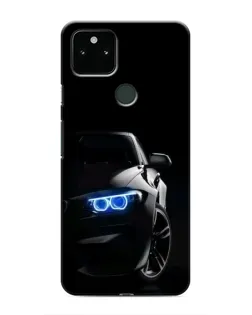 Чохол для Google Pixel 5 з картинкою «BMW — нічний погляд»