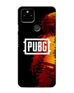 Чехол для Google Pixel 5 с картинкой «Яркий логотип PUBG»