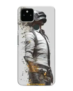 Чехол для Google Pixel 5 с картинкой «PUBG — боец в пыли»