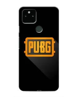 Чехол для Google Pixel 5 с картинкой «PUBG — рамка лого»