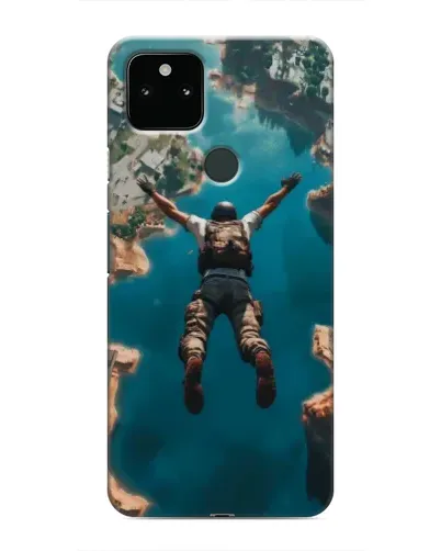 Чехол для Google Pixel 5 с картинкой «PUBG — свободное падение»