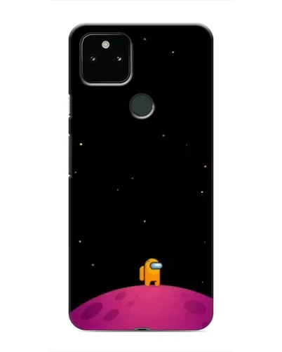 Чехол для Google Pixel 5 с картинкой «Одинокий герой на планете»