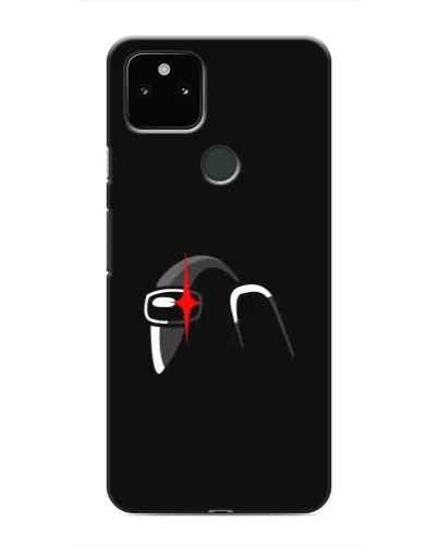 Чехол для Google Pixel 5 с картинкой «Among Us шлем»