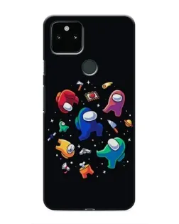 Чехол для Google Pixel 5 с картинкой «Among Us космос»