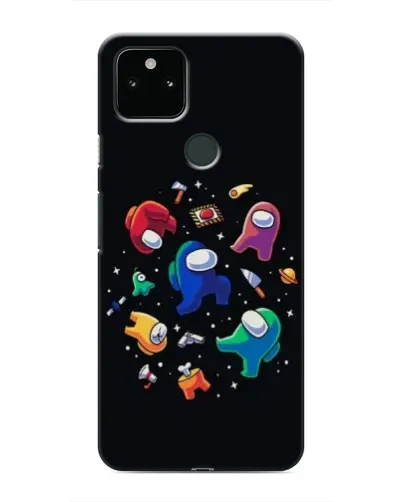 Чехол для Google Pixel 5 с картинкой «Among Us космос»