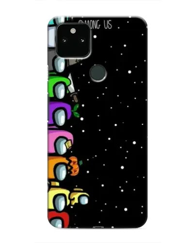 Чехол для Google Pixel 5 с картинкой «Команда Among Us»