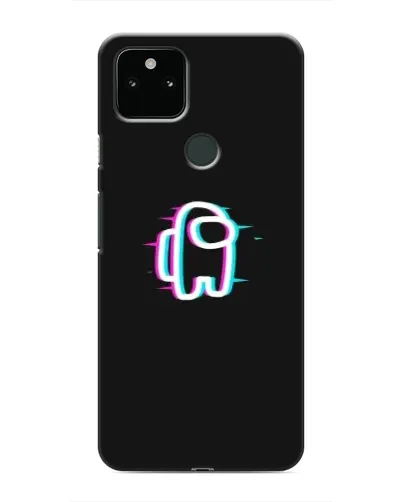 Чехол для Google Pixel 5 с картинкой «Among Us неон»