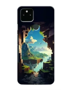 Чехол для Google Pixel 5 с картинкой «Вид из пещеры»