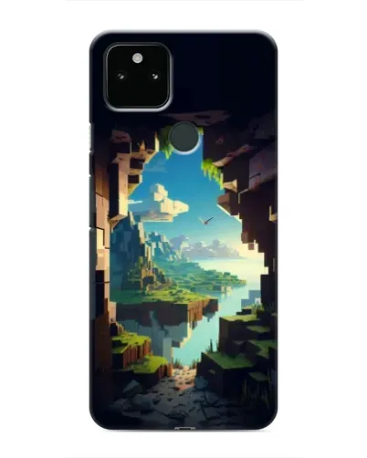 Чехол для Google Pixel 5 с картинкой «Вид из пещеры»